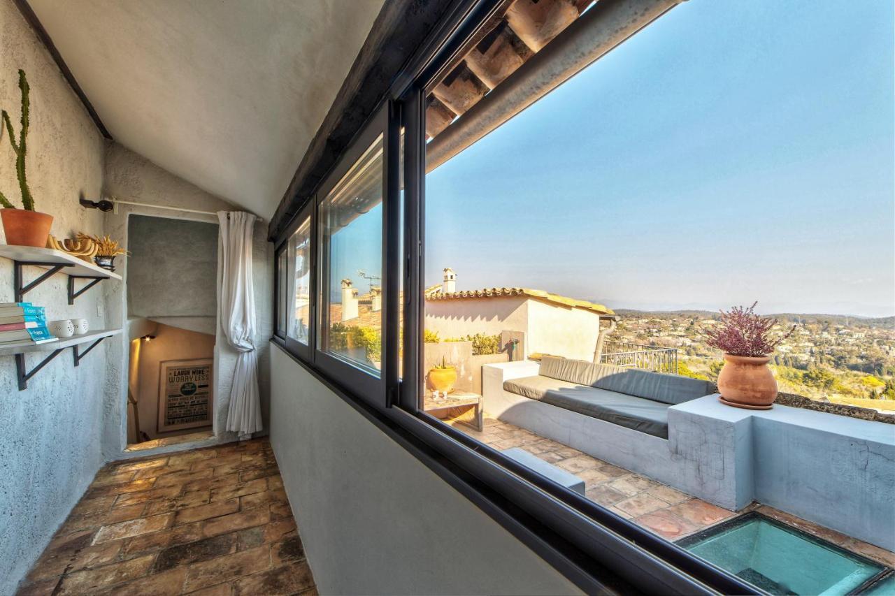 Townhouse Mougins In The Old Village, Fantastic View, Sea And Mountains Exterior photo